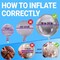 Warm White LED Bobo Balloons Set (6 Pack), Clear Light Up Bubble Balloons with String Lights – Glow Party Decorations for Birthday, Wedding, Anniversary & Celebrations